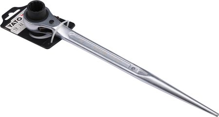 KLUCZ NASADOWY DWUSTRONNY Z GRZECHOTKĄ 19*22MM