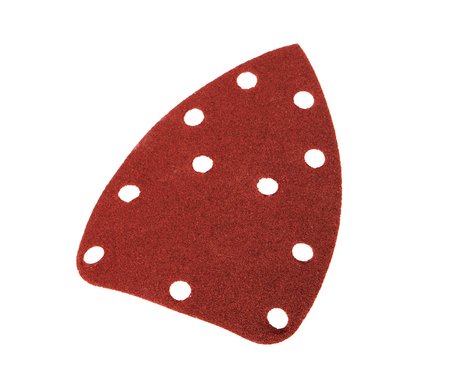 Papier ścierny na rzep delta 140 x 140 x 80 mm, K120, 5 szt., z otworami