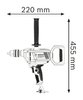 WIERTARKA GBM 1600 RE 850W