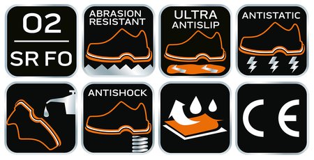 Półbuty robocze O2 SR FO, ultra antislip, rozmiar 45