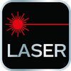 Laser 3D, czerwony, walizka, tarcza celownicza, magnetyczny uchwyt, ładowarka