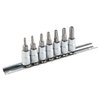 Końcówki Torx na nasadce 35 mm, zestaw 7 szt.