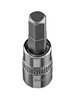 Końcówka sześciokątna H6 na nasadce 1/4", krótka, 37 mm