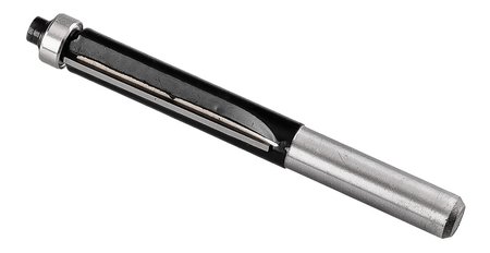 Frez do drewna prosty z łożyskiem, widiowy, 9.5 x 38 mm, trzpień 8 mm