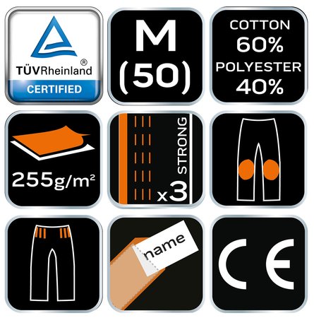 Spodnie robocze CAMO, rozmiar M