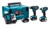 ZESTAW COMBO LI-LON 18V DTD152+DDF482 3*5.0AH MAKPAC