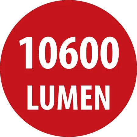 Brennenstuhl Naświetlacz LED DINORA 10050 10600lm z Gniazdem (1171580030)