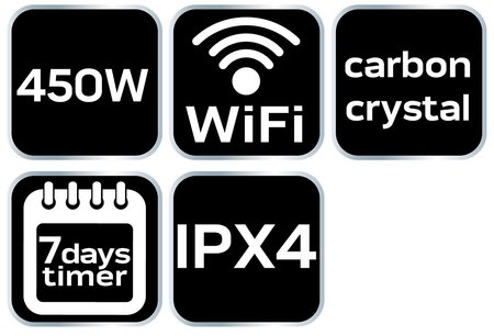 Panel grzewczy na podczerwień 450W, WIFI