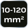 Szczypce do zaciskania końcówek 10-120 mm2 (8-4/0 AWG), 610 mm