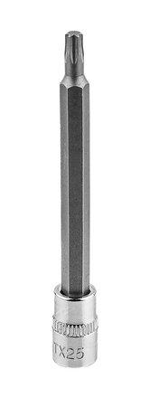 Końcówka TORX TX25 na nasadce 1/4", długa, 87 mm