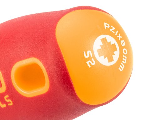 Wkrętak krzyżowy 1000 V, S2, PH1 x 80 mm stal