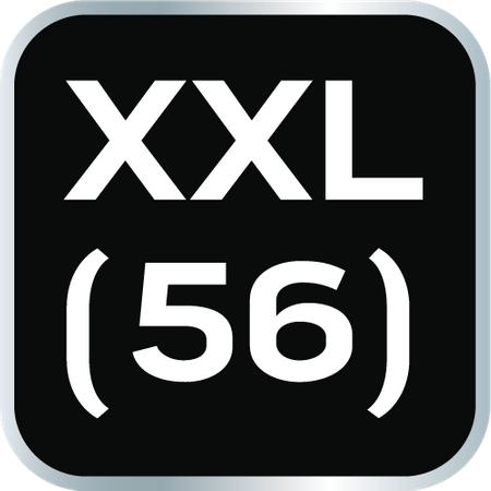 Koszulka z długim rękawem, czarna, rozmiar XXL