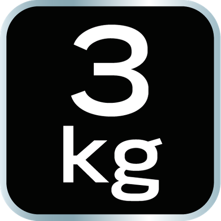 Młotek ślusarski 3 kg, trzonek z włókna szklanego