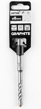 Wiertło do betonu SDS Plus z podwójną spiralą 8 x 110 mm