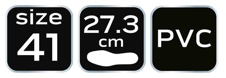 Kalosze PVC, rozmiar 41