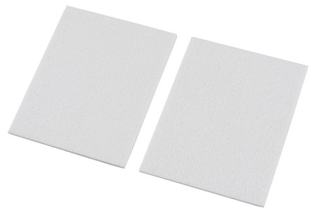 Podkładki filcowe samoprzylepne, białe 80x100mm, 2 szt.