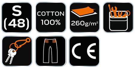 Krótkie spodenki, 100% cotton, rozmiar S