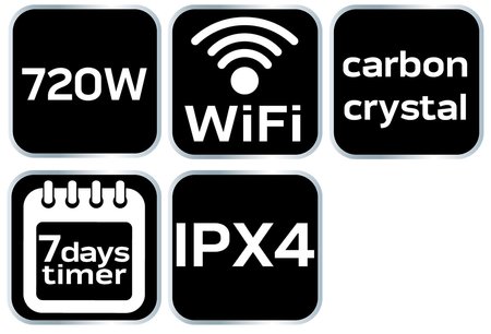 Panel grzewczy na podczerwień 720W, WIFI