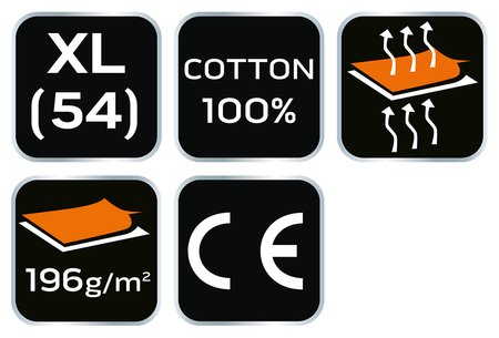Koszulka polo DENIM, rozmiar XL
