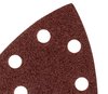 Papiery ścierne na rzep, żelazko 102 x 152 mm, P40, 5 szt., z 11 otworami