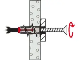 Fischer DuoBlade S Kołek Samowiercący do Płyt G-K z Wkrętem (20 szt.) 545678