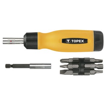 Końcówki wkrętakowe z uchwytem, zestaw 14 szt.