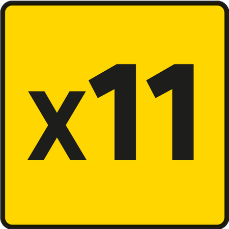 Klucze nasadowe 1/4", zestaw 11 szt.