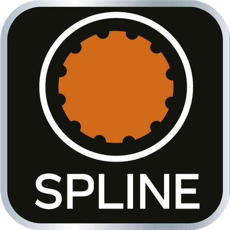 Nasadki Spline 1/2", zestaw 8 szt.