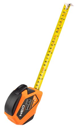 Miara zwijana stalowa 7.5 m x 25 mm, calowa