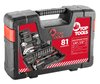 Zestaw narzędziowy 1/4", 1/2" 81 szt.