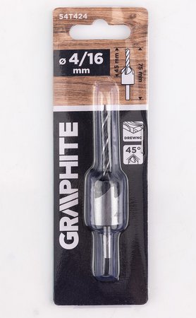 Wiertło z fazownikiem do drewna 4 mm/16 mm