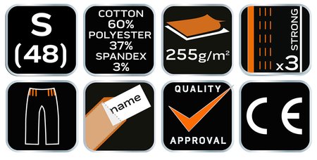 Ogrodniczki robocze Camo URBAN, rozmiar S