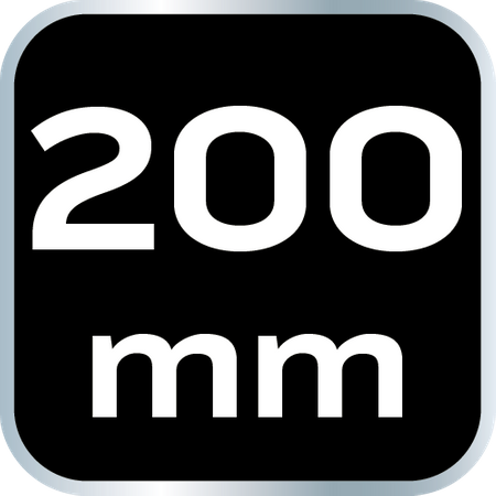 Szczypce wydłużone proste 40% FS 200 mm