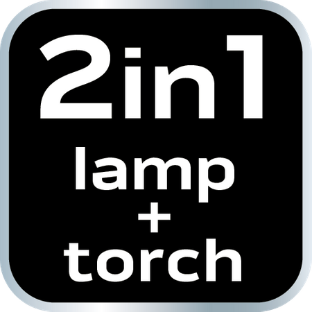 Lampa warsztatowa akumulatorowa 500 lm COB  + baza + ładowarka