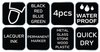 Marker budowlany, 4 kolory, permanentny, wodoodporny, lakierowy, aluminiowy, 4 szt