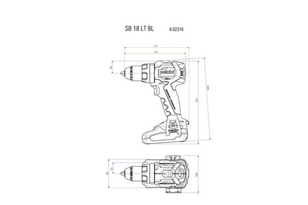 ZESTAW COMBO 18V SB 18 LT BL + SSD 18 LT 200 BL 2*5.2AH
