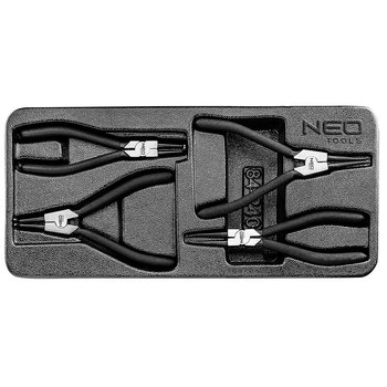 Szczypce segera do pierścieni osadczych, zestaw 4 szt.