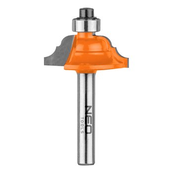 Frez kształtowy z łożyskiem, ozdobny, TCT, 28.6 x 11.7 mm, trzpień 6 mm