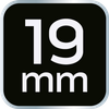 Nasadka udarowa 1/2" długa, 19 x 78mm , Cr-Mo