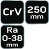 Szczypce do rur 250 mm, zakres 0-38 mm