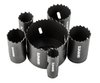 Otwornice bi-metalowe Co8% (19, 25, 30, 35, 40, 68 mm), zestaw 9 el.