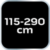 Podpora teleskopowa 115-290 cm