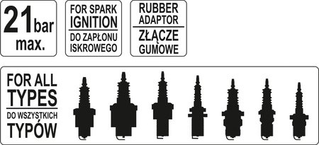 MIERNIK CIŚNIENIA  SPRĘŻANIA  ADAPTER STOŻEK