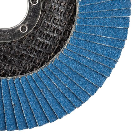 Ściernica listkowa cyrkonowa 125 x 22.2 mm, P120