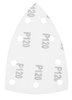 Papiery ścierne na rzep, żelazko 100 x 147 mm, P120, 5 szt., z 9 otworami do 04-623