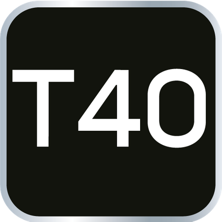 Końcówka Torx na nasadce 1/2", T40 x 55 mm