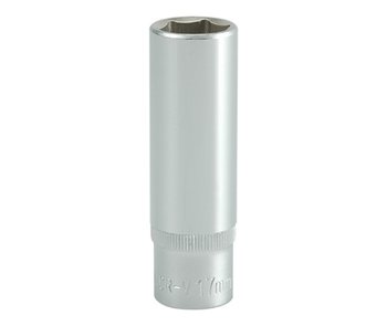 NASADKA DŁUGA 6-KĄTNA CHROMOWANA 1/2'' 17MM