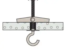 Fischer KD 8 Mocowanie Uchylne "Parasolka" M8x100 (20 szt.) 80178