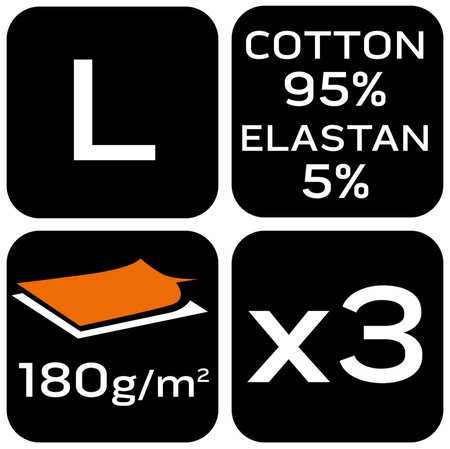 Bokserki basic 2, 3-pack, rozmiar L