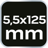Wkrętak płaski 1.0*5.5*125, 1000V